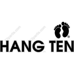 Hang Ten Playful Footprint