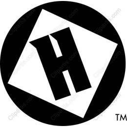 Bold H Diamond