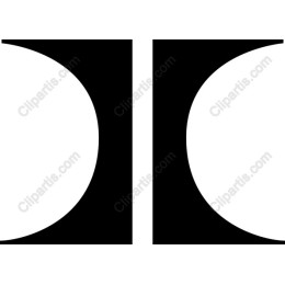 Dual Harmony - Minimalist Black and White
