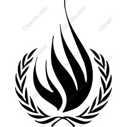 Elegant Flame and Laurel Wreath