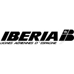 IBERIA Airline Logo - Inspirational Travel Graphic
