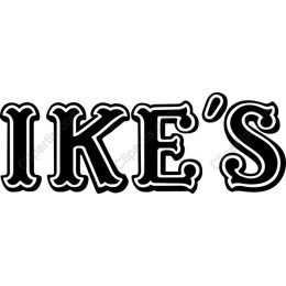 Vintage IKE'S Lettering