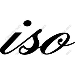 Elegant ISO Typography