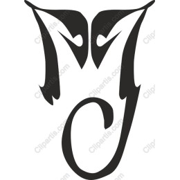 Elegant Intertwined Letter