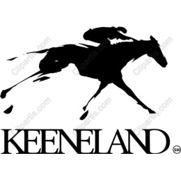 Galloping Horse and Jockey
