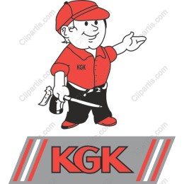 Cheerful Handyman with KGK Logo