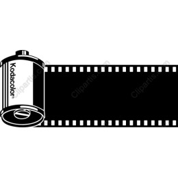 Classic Kodak Color Film Canister & Film Strip