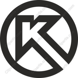 Dynamic Geometric Lettermark Logo (K & S)