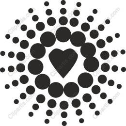 Sunburst Heart