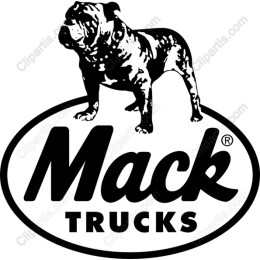 Mack Trucks Logo with Bulldog