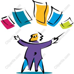 Colorful Document Juggler