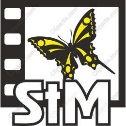 Vibrant Butterfly Filmstrip