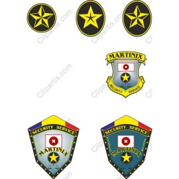 MARTINIX Security Service Badge Collection
