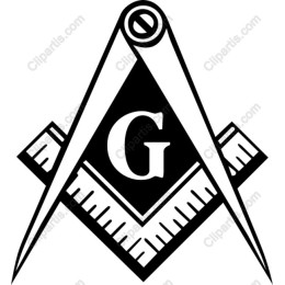 Freemason Compasses and Square