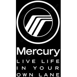 Mercury Logo - Live Life in Your Own Lane