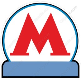 Bold Red M Emblem