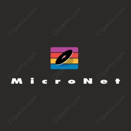 MicroNet Retro Music Logo