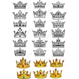 Crown Set - Elegant Royalty Bundle