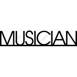 Musician Typography