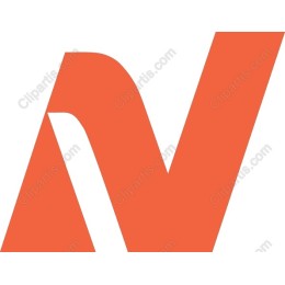 Dynamic Orange Letter N