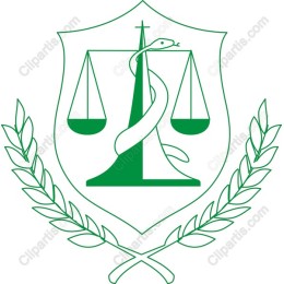 Scales of Justice and Emblem