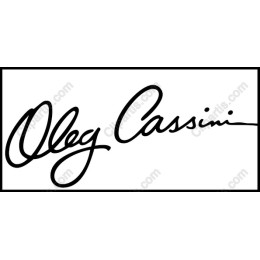 Oleg Cassini Signature