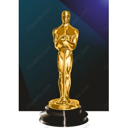 Gold Oscar Trophy