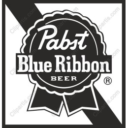 Pabst Blue Ribbon Beer Logo