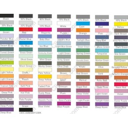 Vibrant Color Palette Chart