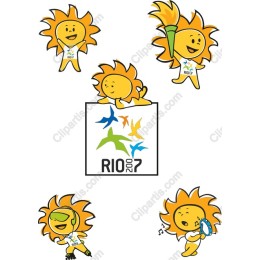 Rio 2016 Olympic Lion Mascots Pack