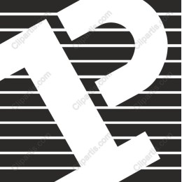 Dynamic Striped Number 12