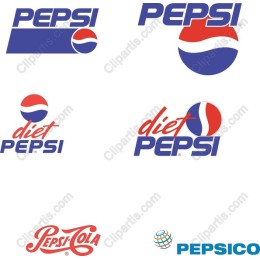 Iconic Pepsi Logos Collection
