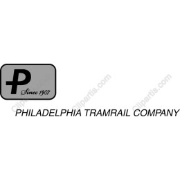 Philadelphia Tramrail Company Vintage Logo