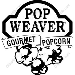 Pop Weaver Gourmet Popcorn Logo