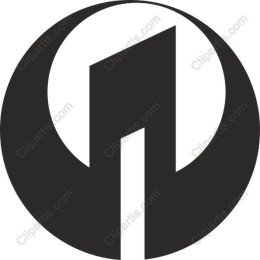 Minimalist Geometric Logo in Circular