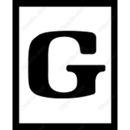 Bold Letter G