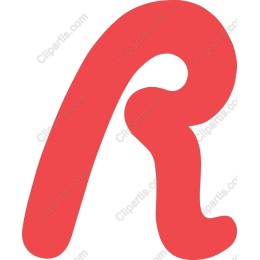 Vibrant Modern Letter R