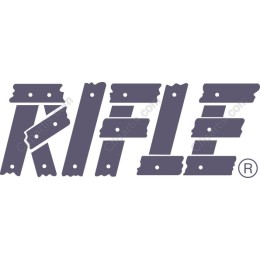 Wooden Slats Typography - RIFLE