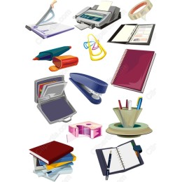 Stationery Clipart Bundle
