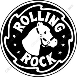 Rolling Rock Horse Logo