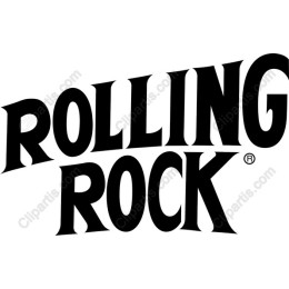 Rolling Rock Typography