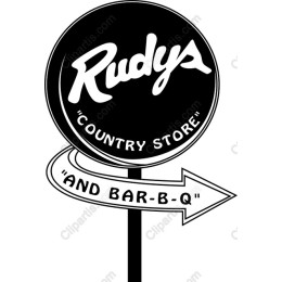 Rudy's Country Store Vintage Sign