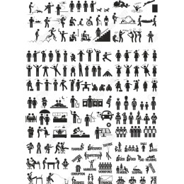 Dynamic Stick Figure Clipart Collection