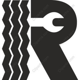 Wrench Letter R