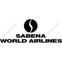 Sabena World Airlines Vintage Logo