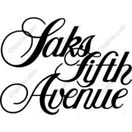 Saks Fifth Avenue Elegant Typography