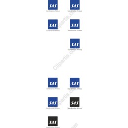 Scandinavian Airlines Logo Collection