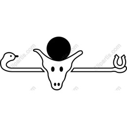 Rustic Cow Skull