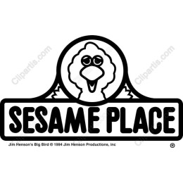 Big Bird - Sesame Place Logo
