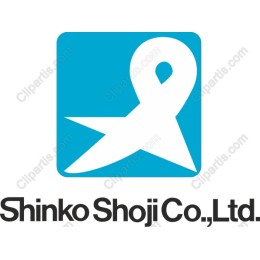 Stylized Scissor Logo - Shinko Shoji Co., Ltd.